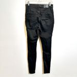 Madewell High-Rise 11" Roadtripper Jeans Womens Size 27 Black Stretch Ankle Zip Photo 9