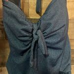 Magicsuit Blue (denim look) Halter One Piece Swimsuit Size 8 Photo 1