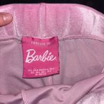 Forever 21 Barbie  Shorts Biker x Women’s Small Pink Velvet Pull-On Photo 1