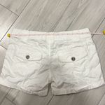 Esprit Espirit women's white utility cargo shorts size 8 vintage condition Photo 3