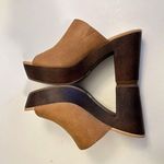 Dolce Vita Holka High Block Heel Sandals Size 8.0 US Brown Photo 4