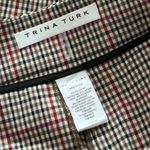 Trina Turk  Tailored Trousers Houndstooth Check Plaid Size 6 Dress Pants Photo 5