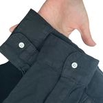 Frank & Eileen Ireland Romper Long Sleeve Playsuit Women’s Medium Black Linen Photo 8