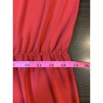 Talbots Red Midi Pullover Dress Elastic Waist Women's Small Stretch READ Photo 10