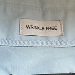 Liz Claiborne  NWT Light Blue Button Down Long Sleeves Top Wrinkle Free SZ M Photo 8