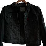 Levi's  Men's Denim Trucker Jacket Black Size S Casual‎ Fall Wear Photo 9