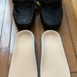 Hope's NWT Ortho-Line by Hoopoe Mica Brown Crocodile Print Loafers Moccasins, size 9 W Photo 11