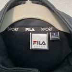 FILA  Sport Black Quilted Puffer Vest Sleeveless Full Zip Athletic Size S Photo 2