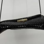 Vintage Black Mesh Metal Crossbody Purse Evening Formal Photo 4