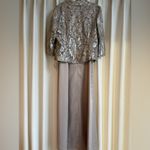 Alex Evenings  gold evening gown and jacket set Photo 4