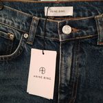 ANINE BING ππ Kaia Jean 90s High Rise Straight Leg Wide Flare Blue Denim 28 NWT Photo 14