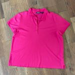 Lands' End Lands’ End Pink Polo Top Size XL Plus Size 18 Petite Photo 1