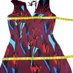 Anthropologie Corey Lynn Calter Floral Maxi Dress Size Small Maroon Sleeveless Red Photo 10