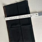 Asian inspired vintage flare pants embroidery peekaboo pleats black size medium Photo 12