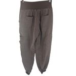 Maeve Anthropologie  Cicerone Cupro Cargo Pants Olive Green Size XS‎ Comfy Casual Photo 5