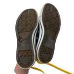 Converse All Star Dark Blue Canvas Low Top Sneaker With Yellow Laces size 6 Photo 11