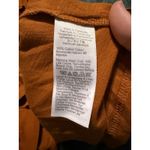 NWT J.Crew Size Large Women Burnt Orange‎ Brown Shirt Slub Cotton Tee V Photo 3