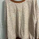 Lou & grey Floral Print Lounge Set shirt XL pants L petite 2 piece set Photo 3