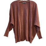 Marled Reunited Clothing Open Front Dolman Sleeve Cardigan M Dusty Rose Pink Photo 0