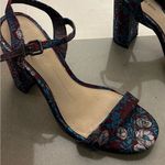 Gianni Bini  heels-floral-chunky heel-4 inch-size 8-ready for the holidays? Yes! Photo 0