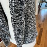 August Silk  Sweater Black White Cotton Acrylic Womens Medium Turtleneck Photo 7