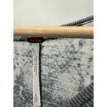 Free People Top Women SMALL Grey White Printed Tourist Washed Short Sleeve Tee Photo 4