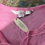 Victoria's Secret Victoria’s Secret Tie-Neck Pink Tank Sz L NWT Bubblegum Festival Summer Crop Top Photo 11