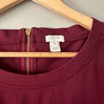 J.Crew  Ponte Dress with Gold Zipper Pockets Size 14 Photo 4