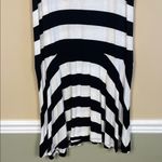 Loft  Women’s Casual Striped Black White Tank Dress Photo 2