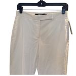 DKNY White Slim Fit Side Slit Dress Pants Size 4 Photo 2