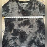 LOGO By Lori Goldstein LOGO‎ Lounge Lori Goldstein Brushed Tie-Dye V-Neck Long Sleeve Top Black Size M Photo 10