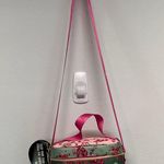 Betsey Johnson  | Pink & Green Rose Lunch Bag Photo 11
