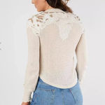 Free People Women’s Easy Breezy Henley Top Size Small / OB 906686 in Ivory Photo 9