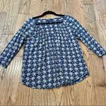 Lucky Brand  floral printed vneck top size small Photo 6