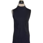 Cynthia Rowley  Womens Mocked Neckline Black Dress Size 4 Sleeveless Stretch Photo 5