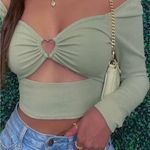 Stylish Olive Green Off Photo 0