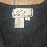 Vintage Silk Boutique Fair Isle Sweater Vest Small V Neck Button Front Red Photo 1