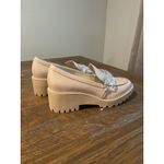 New Dolce Vita Cream Loafers 10 Women’s Slip In Pump Plastic Chain Clear Heeled Photo 7