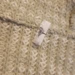 lightweight beige knit hoodie Tan Photo 3