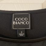 Coco Bianco  Blouse size S length 24” bust 34” color black and white (P6) Photo 1