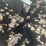 Abercrombie & Fitch  NWT Black Floral Dress Longsleeve Medium‎ Photo 1