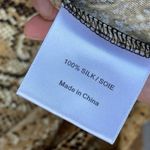 Tory Burch Snake Print Silk Short Sleeve Dress size small Photo 10