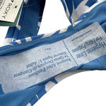 Roxy NWT  Women's Love Angel Bikini Bottoms Tropical Print Blue Size L Photo 5