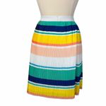 Merona  Pleated A-line Skirt White Green Yellow Multicolor Women’s Plus Size XXL Photo 3