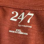 Maurice's  24/7 Fairhaven Tee in Cabo Brown Sz XXL Photo 5
