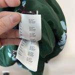 Maje  Rowers Imprime Green Floral‎ Midi Asymmetrical Hem Lace Neck Dress Size 1 Photo 8