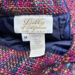 Vintage 1970s Dilly of California Tweed Skirt Barbie Pink Frayed Hem Size M Size M Photo 5