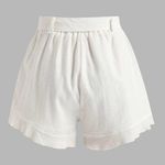 Cider White Flowy Shorts Photo 2
