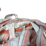 Jealous Tomato  Women's Orange & White Halter Neck Sleeveless MIDI Dress Size L Photo 3