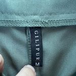 Gilipur Women Cargo Maxi Skirt Olive Green Pockets Slit Adjustable Skater Medium Photo 6